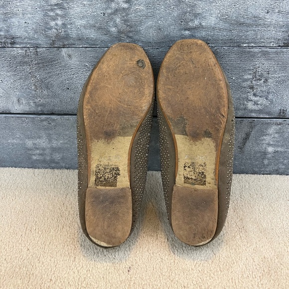 Aldo Taupe Sparkle Loafers - Picture 4 of 5